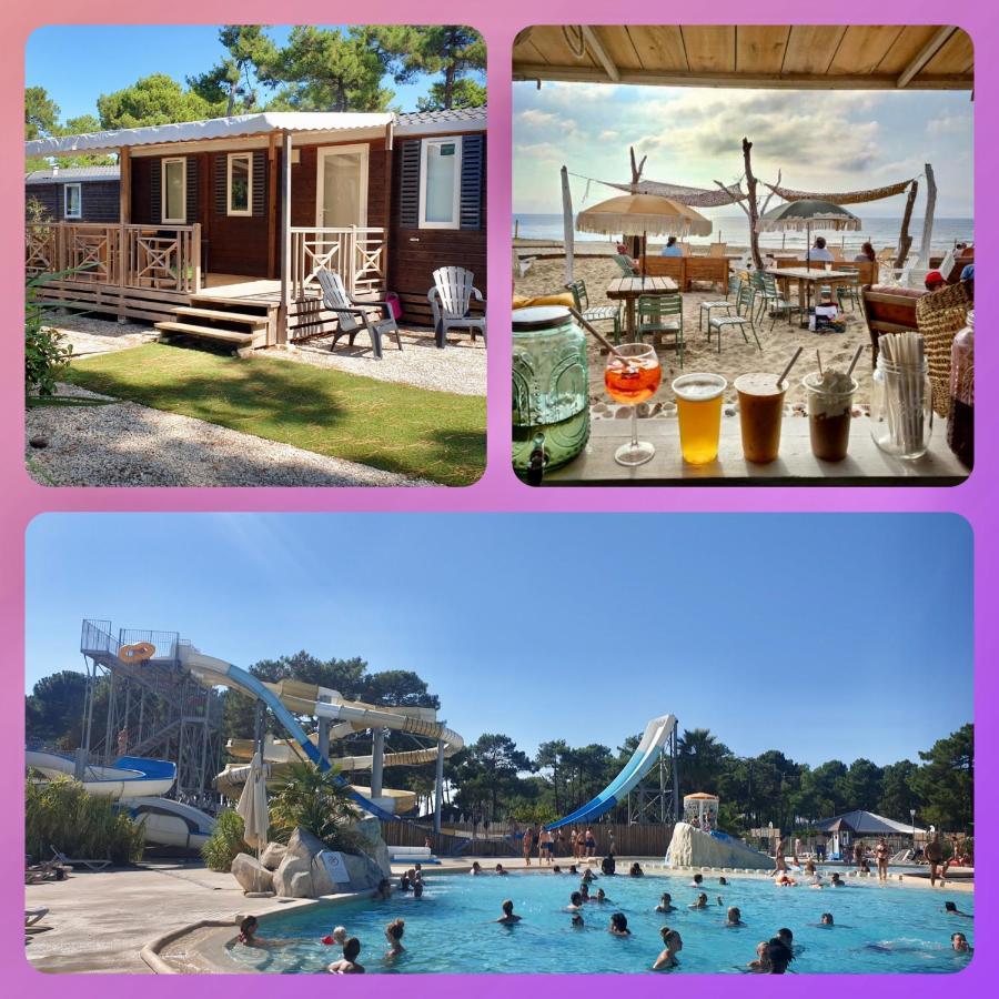 Mobil Home Happiness33 Dans Camping 5 Etoiles Acces Direct Plage Vendays Montalivet Εξωτερικό φωτογραφία